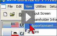 Video screenshot: Business Apportionment with UltraTax CS