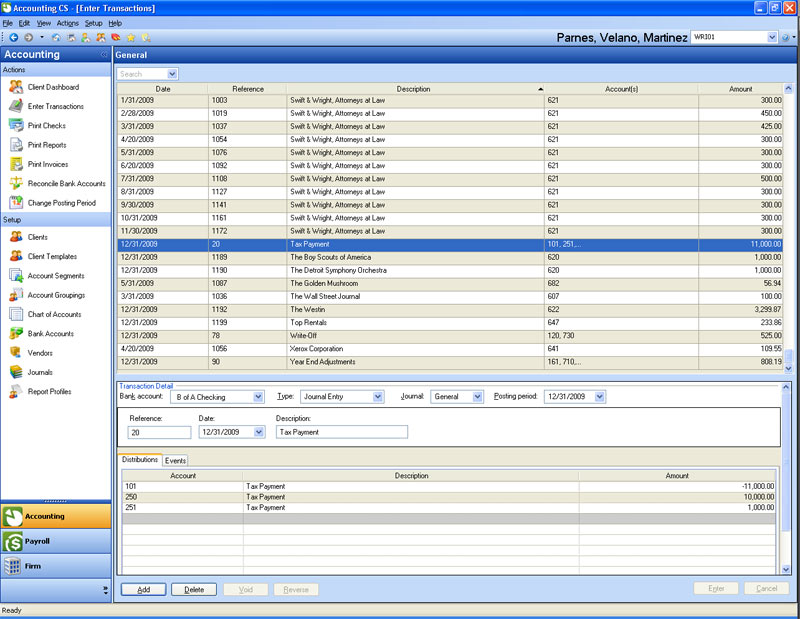 Account Ledger Template