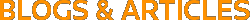 BLOGS AND ARTICLES