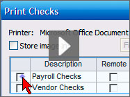 Remote Payroll/Remote Check Printing