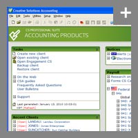 CS Professional Suite Accounting Homepage