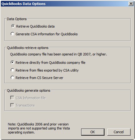 Install Quickbooks 2006 Vista