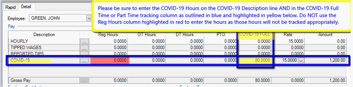 COVID-19 Data Entry