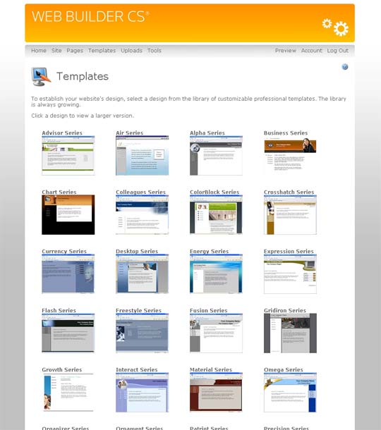 Example templates