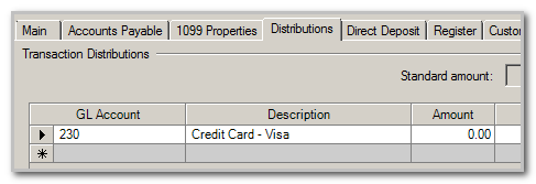 visa credit card statement