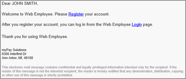 Web EE Register email