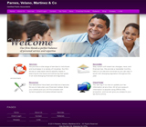 Service-Centric (Purple) website template