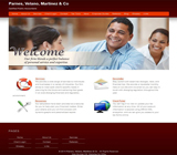 Service-Centric (Red) website template