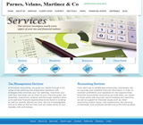 Desktop (Blue) website template