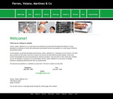 Quadrants (Green) website template