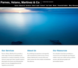 Blue Horizon website template