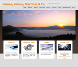 Mountain Sunrise website template